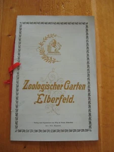 altes Theater Programm Concert Zoologischer Garten  Elberfeld vom 04.11.1900 - Bild 1 von 11