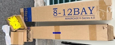 Kingwin Miner Rig Case W8 GPU Mining V Series 4.0 Crypto Mining 8-12 Bay