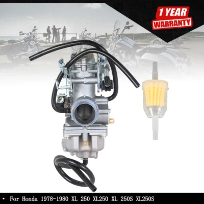 Carburador de 4 tiempos para moto Honda XL 250 XL250 XL 250S XL250S 1978-1980 Foto 1 de 4