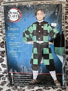 Demon Slayer Tanjiro Halloween-Kostüm in Kindergröße - neu im Paket - Bild 1 von 3