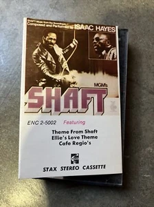 Vintage Isaac Hayes SHAFT Soundtrack Cassette Tape Soul Funk Blaxploitation - Picture 1 of 3