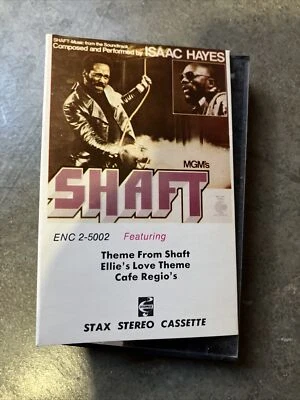 Vintage Isaac Hayes SHAFT Soundtrack Cassette Tape Soul Funk Blaxploitation - Image 1 of 3