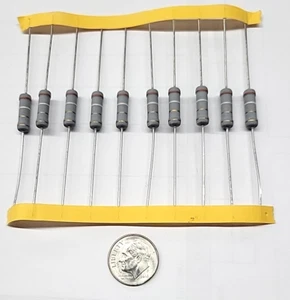 3,9 Ohm 3,9 Ohm 2W 5% YAGEO METALLOXID Widerstände (10 Stück) 2 Watt RSF2W3R9 axial - Bild 1 von 1
