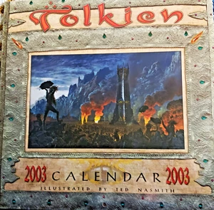 New FACTORY sealed 2003 Tolkien calendar Lord of the Rings FREE SHIPPING - Picture 1 of 2