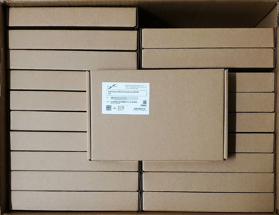 NEW Solarflare X2542 40/100GbE / 2x 50GbE / 4x 10/25GbE Ethernet Adapter w/PTP - Image 1 of 1