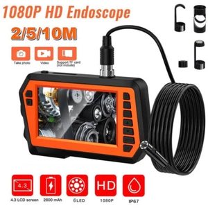 4.3inch 8mm Inspection Snake Camera HD 1080P Industrial Endoscope Borescope LCD - Picture 1 of 13