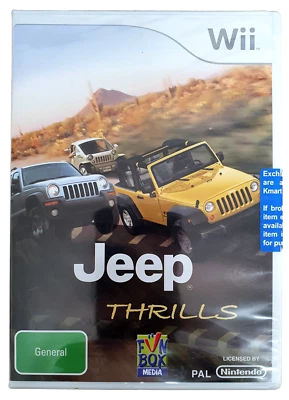 Jeep Thrills Nintendo Wii PAL Wii U Compatible *Sealed* - Image 1 of 3