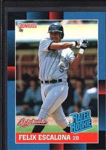 FELIX ESCALONA 2002 DONRUSS ORIGINALS #347 AQUEOUS GLOSSY TAMPA BAY SP RARE