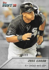 2016 Topps Bunt José Abreu Platinum 45/99 - Chicago White Sox - #58 - Imagen 1 de 1