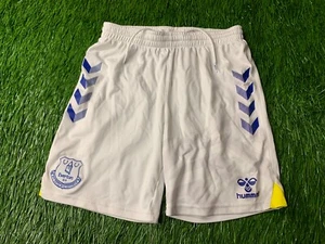 EVERTON 2021/2022 FOOTBALL SOCCER SHORTS HOME HUMMEL ORIGINAL SIZE YOUNG XXL - Picture 1 of 11