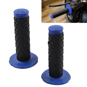 2pcs Bule Pro Taper Pillow Top Handlebar Grip For Dirt Bike Motorcycle 7/8" 22MM - Picture 1 of 11