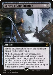 FOIL Sphere of Annihilation Adventures in the Forgotten Realm Magic MTG Artifact - Picture 1 of 1