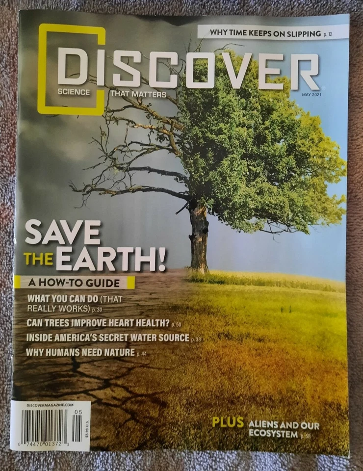 DISCOVER MAGAZINE May 2021 save the Earth Issue! A Hiw-To Guide  Foto 1 de 1