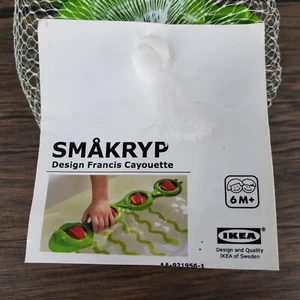 Ikea Smakryp Water Bath Toy Kids Bathtime Play Green Eel Snake Train Plastic - Picture 1 of 3