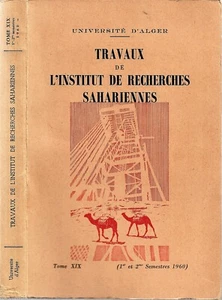 Institut Recherches Sahariennes Dinosaure l'Atakor Gabès & Juifs du Mzab 1960 EO - Picture 1 of 24