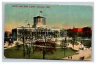Vintage 1912 Postcard Panoramic View Of The Ohio State Capitol Columbus Ohio