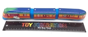 Schylling Streamliner FAO EXPRESS Wind-Up Tin Train - Tested, Works - Picture 1 of 4