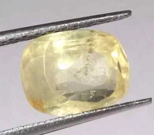 2.01 cts Sri Lanka Yellow Sapphire Natural Untreated 7 x 5 mm Gemstone *acsp57 - Picture 1 of 4