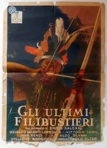 ORIGINALMANIFEST DIE LETZTEN FILIBUSTIERI MARCO ELTER EMILIO SALGARI 1943 MOVIE - Bild 1 von 3