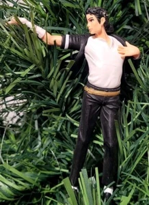 Michael Jackson Custom Christmas Ornament Black Or White - Picture 1 of 1