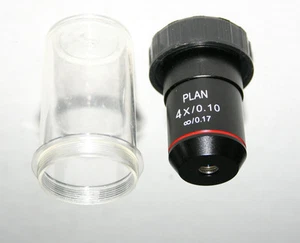Fisher AMG 4X Plan Infinity Corrected Microscope Objektiv Neu - Bild 1 von 1