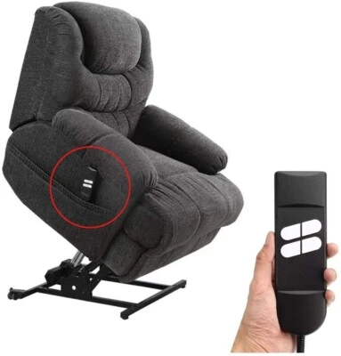 Silla reclinable elevadora remota de 4 botones Okin LIMOSS 180° conector de 5 pines Foto 1 de 4