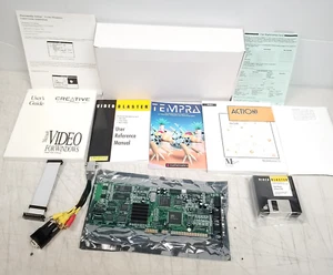Scheda video vintage rara Creative Labs Video Blaster CT6000 ISA grafica Dos - Foto 1 di 15