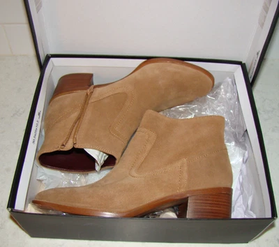 NIB BCBG Generation Womens Size 8 Allegro Tan Leather Ankle Boots Booties Shoes - Image 1 of 4