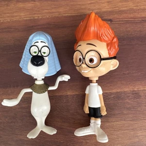 Mr. Peabody UND Sherman Wackelkopf Spielfiguren 5 in McDonalds Happy Meal 2014 - Bild 1 von 6