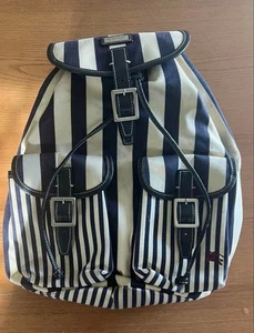 Burberry Black Label Rucksack Streifen Canvas Leder gebraucht 80 cm - Bild 1 von 20