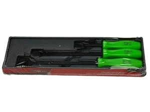 Snap On Tools NEW CSA300AG Green Hard Handle Rigid Carbon Scraper Set USA - Picture 1 of 7