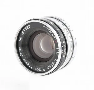 Nikon W-NIKKOR C 3.5cm 35mm F/1.8 LTM Manual focus lens from Japan - Picture 1 of 8