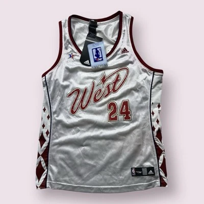 Camiseta feminina Adidas Kobe Bryant 2007 All Star West #24 4Her tamanho G nova com etiquetas - Imagem 1 de 4