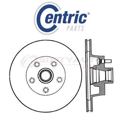 Centric C-TEK Disc Brake Rotor for 1969 Mercury Comet 2.8L 3.3L 4.1L 5.0L bn Foto 1 de 4