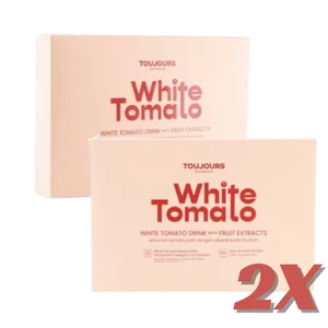 2X30 Sachets TOUJOURS Advanced White Tomato Drink Vegan Halal Beauty Supplement - Picture 1 of 9