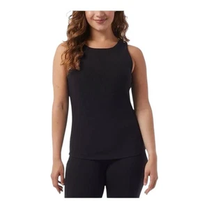 32 Degrees Cool Women's Tank with Built in Bra Medium Black Pullover - Picture 1 of 3