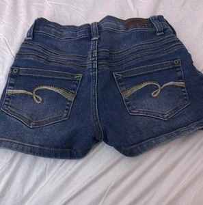 girls justice Premium Jean shorts size 10 - Picture 1 of 3