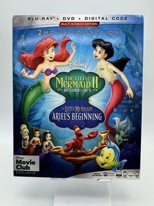 The Little Mermaid 2 Return to the Sea/ Ariel’s Beginning (Blu-ray DVD Digital) - Picture 1 of 1