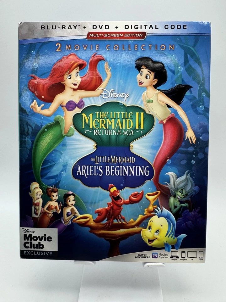 The Little Mermaid 2 Return to the Sea/ Ariel’s Beginning (Blu-ray DVD Digital) - Image 1 of 1
