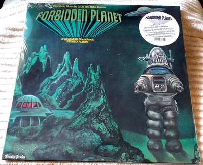 LOUIS & BEBE BARRON - FORBIDDEN PLANET OST STEREO PIONEER ELECTRONICA RE SLD LP - Image 1 of 2