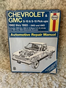 Chevrolet & GMC S-10 And S-15 Pick-ups 1982 - 1993 Hanes Manuel 24070 - Bild 1 von 4