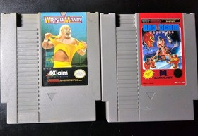 🔥WWF Wrestlemania + Tag Team Wrestling for Nintendo NES 2 game lot