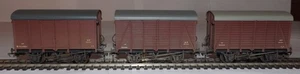 BACHMANN 38-071Z SET OF THREE BR (SR) VANS (WEATHERED) - Picture 1 of 3