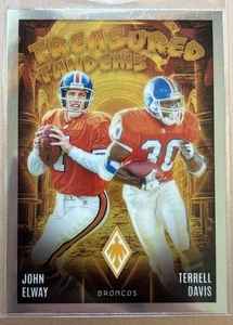 2024 Panini Phoenix - Treasured Tandems John Elway, Terrell Davis #TT-DEN - Picture 1 of 2