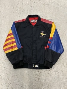 90s Jeff Hamilton 30th Anniversary Mustang Leather Jacket - Picture 1 of 5
