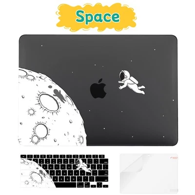 For MacBook Air 13" Crystal Case Shell + Keyboard & Screen Cover 2022-2025 M4 M3 - Image 1 of 4