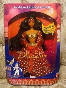 Vintage 1994 Disney’s Aladdin Arabian Lights Jasmine Doll Figure Mattel #11750 - Picture 1 of 2