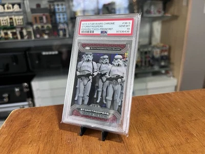 PSA 10 Stormtrooper /199 Topps Star Wars Chrome Perspectives Chase Hit #38-S - Image 1 of 3