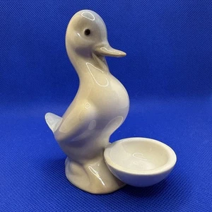 Vintage Porceval Valencia Porzellan Ente mit Schale - Bild 1 von 5