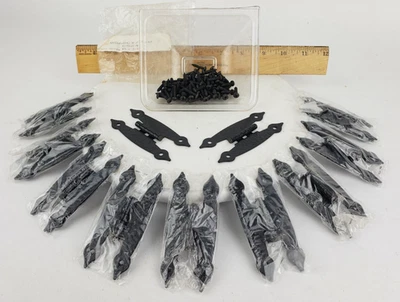 10x Dobradiça Rústica Colonial Metal Martelado Vintage Pá Ferro Forjado e Parafusos - Imagem 1 de 4